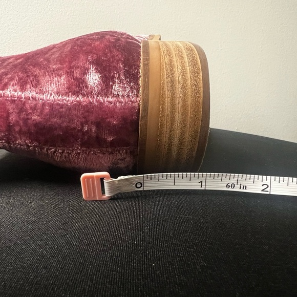 Toms Velvet Rose Ankle Booties - Picture 9 of 9